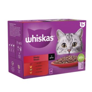 Whiskas 1+ Meaty Meals in Gravy